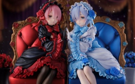 《Re：从零开始的异世界生活》蕾姆、拉姆 Gothic ver.手办开始预约