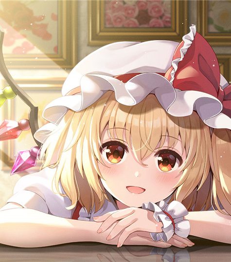 东方project角色芙兰朵露斯卡蕾特图集插画手机电脑高清壁纸素材