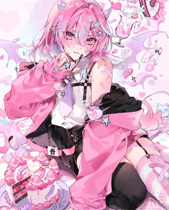 可爱又甜蜜♡ – 蛋糕插画特辑