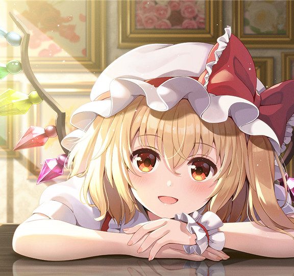 东方project角色芙兰朵露斯卡蕾特图集插画手机电脑高清壁纸素材