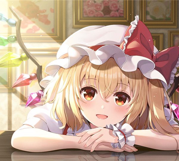 东方project角色芙兰朵露斯卡蕾特图集插画手机电脑高清壁纸素材