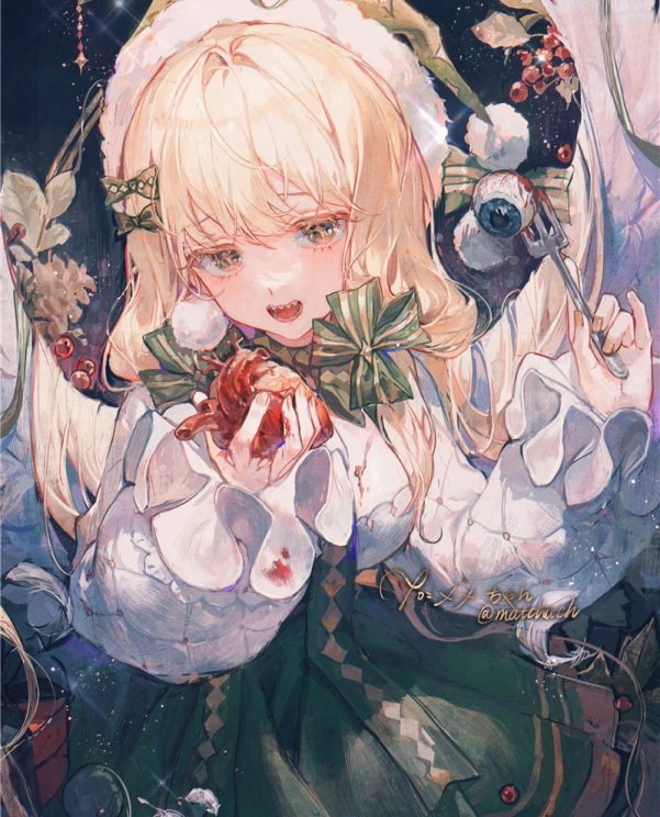 日系动漫二次元插画天使少女主题图集原画插画壁纸画集图片素材