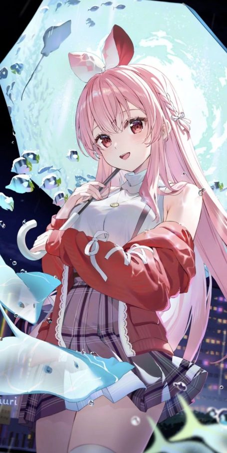 动漫壁纸 | 檐角风铃摇晃着，将心事寄给流云