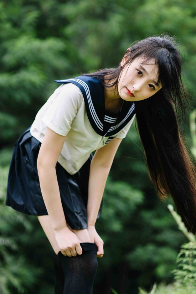 JK水少女_出镜：捏捏新酱 – 美图作品图片欣赏