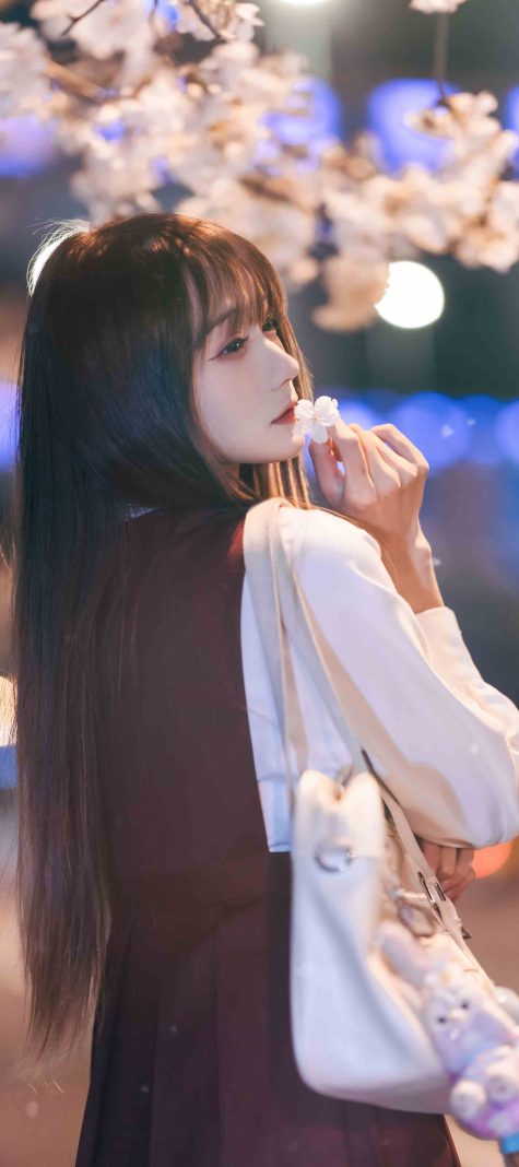 邂逅樱花雨_兔子Zzz不吃胡萝卜 – 写真美图作品在线欣赏