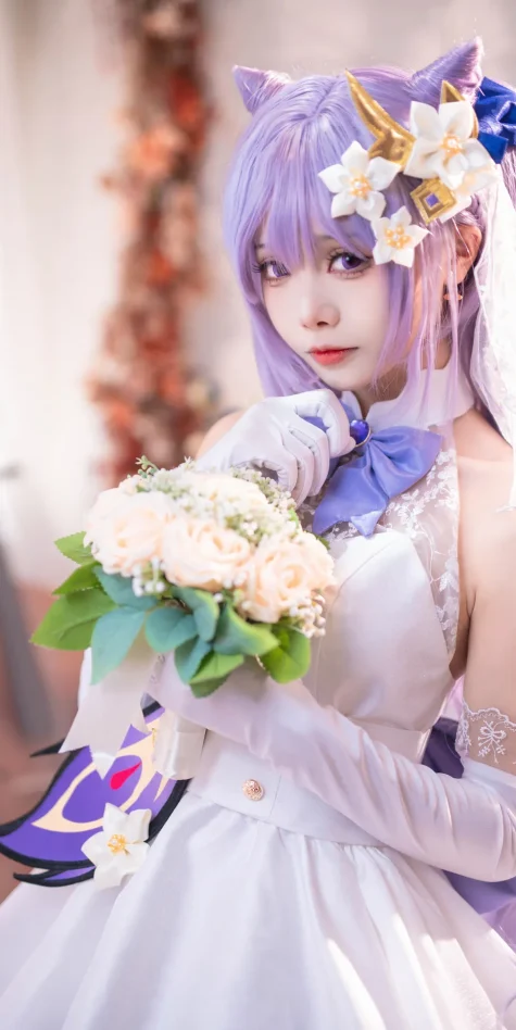 艾西Aiwest –  原神 – 刻晴 花嫁[40P – 427.21MB]