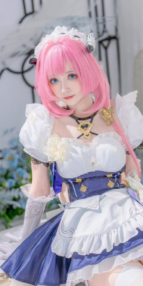 Cosplay | 嗨想我了嘛！宇宙第一美少女爱莉希雅来了哦❤️～