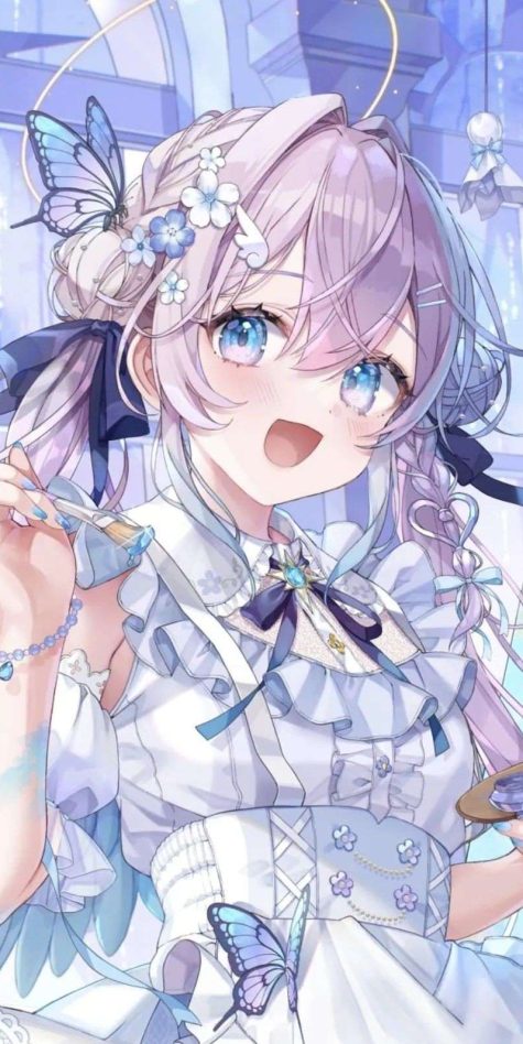 动漫壁纸 | 阳光把树叶晒成半透明的翡翠，蝉鸣在枝头沸腾