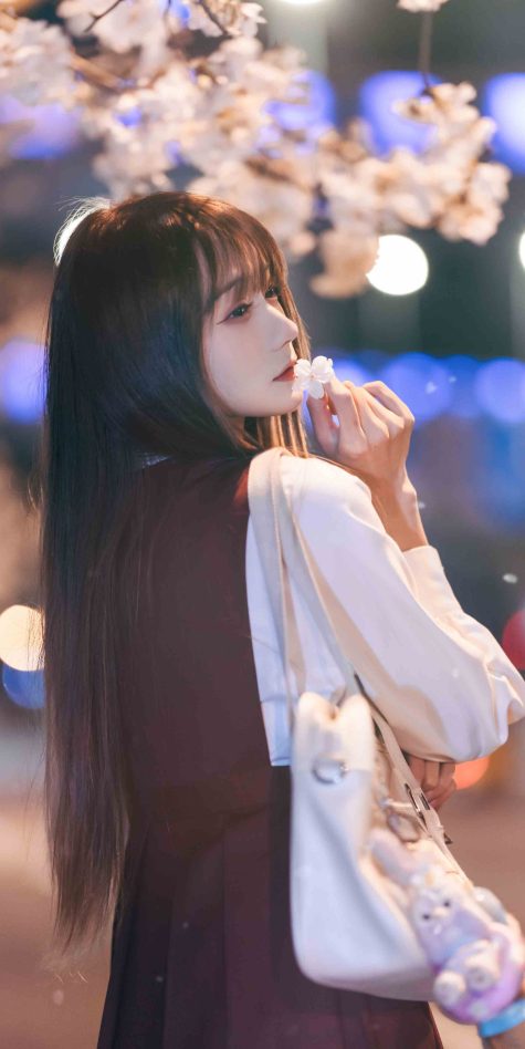 邂逅樱花雨_兔子Zzz不吃胡萝卜 – 写真美图作品在线欣赏