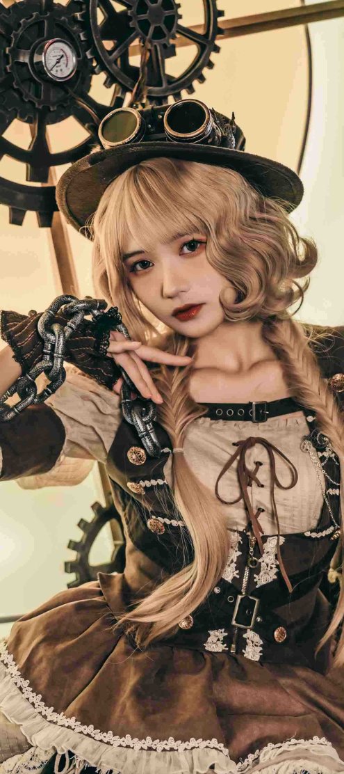 蒸汽少女_出镜：兔子Zzz不吃胡萝卜 – 美图作品图片欣赏