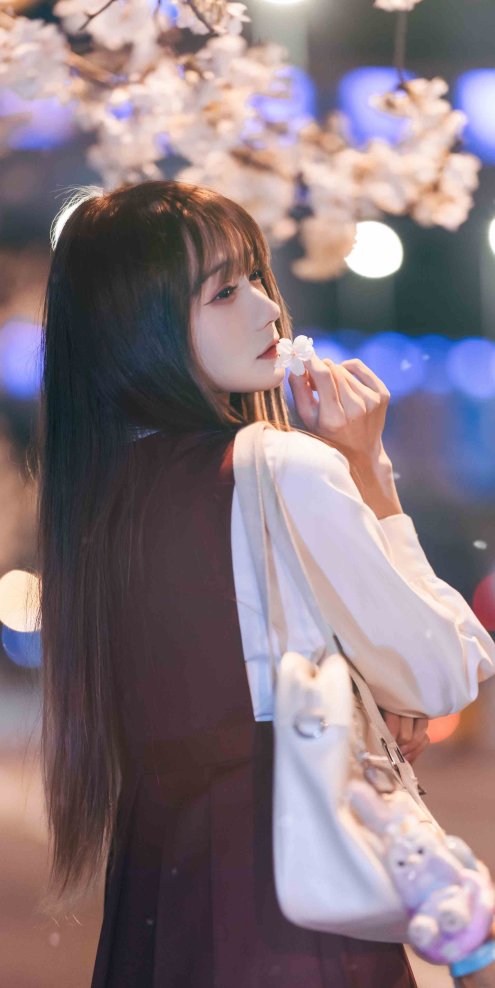 邂逅樱花雨_兔子Zzz不吃胡萝卜 – 写真美图作品在线欣赏
