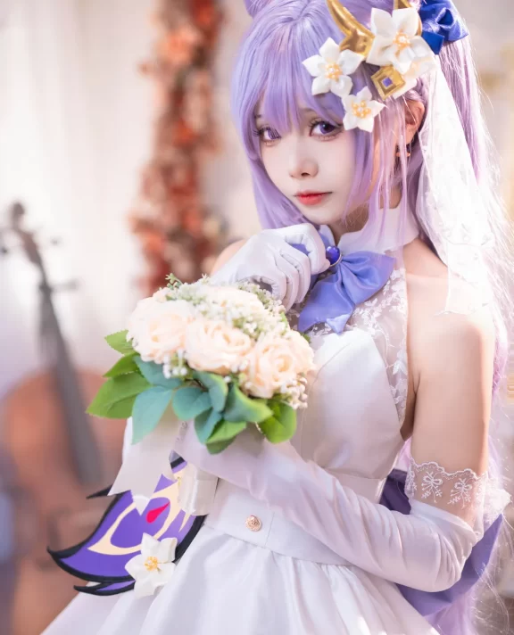 艾西Aiwest –  原神 – 刻晴 花嫁[40P – 427.21MB]