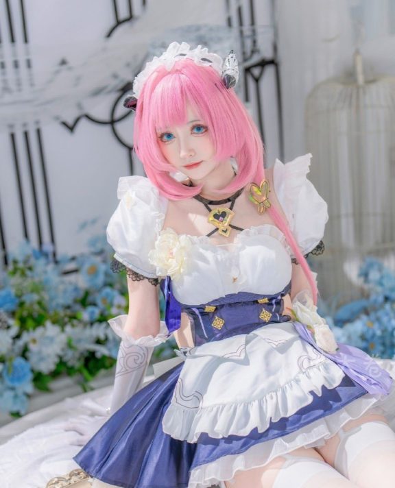 Cosplay | 嗨想我了嘛！宇宙第一美少女爱莉希雅来了哦❤️～