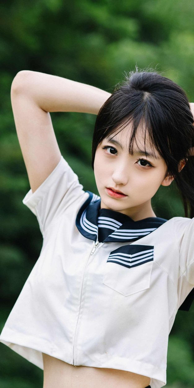 JK水少女_捏捏新酱 – 美图作品图片欣赏