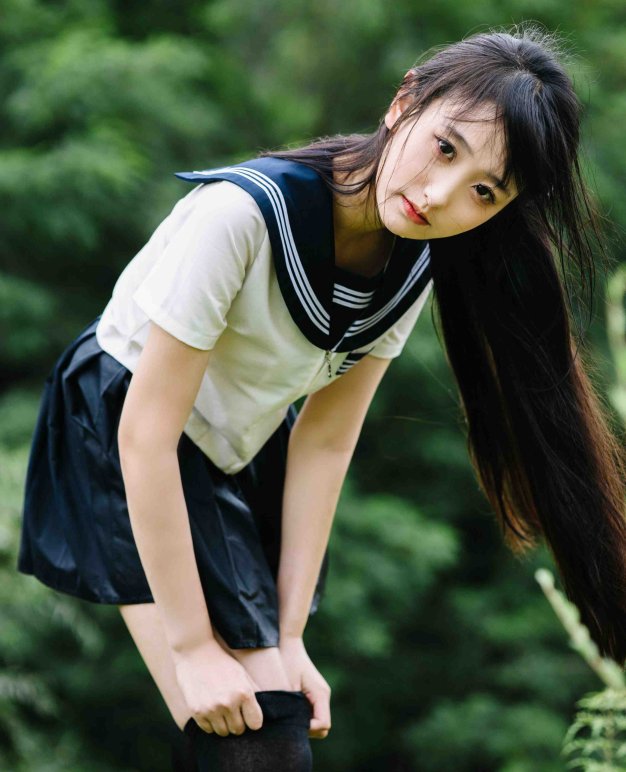 JK水少女_出镜：捏捏新酱 – 美图作品图片欣赏
