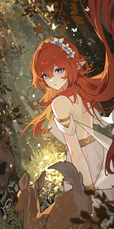 动漫壁纸 | 时光在脸上留下的河流，每条都通往记忆的深海