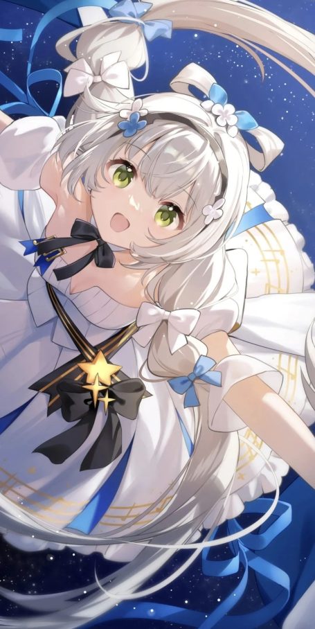 动漫壁纸 | 铅笔划在纸上，意外勾出了一朵正在绽放的小野花