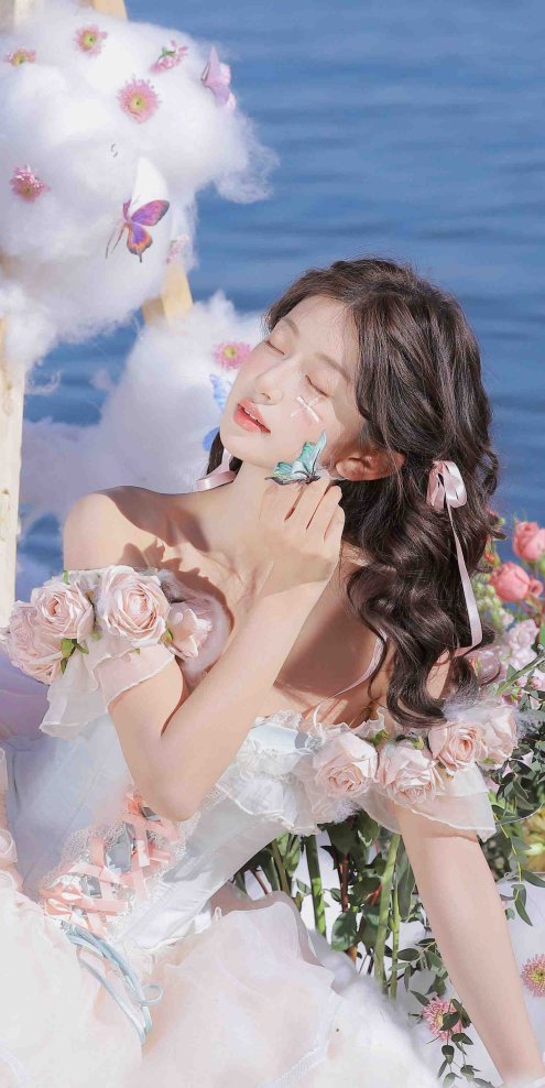 少女的云端梦境_燕燕有梨涡 – 写真美图作品在线欣赏