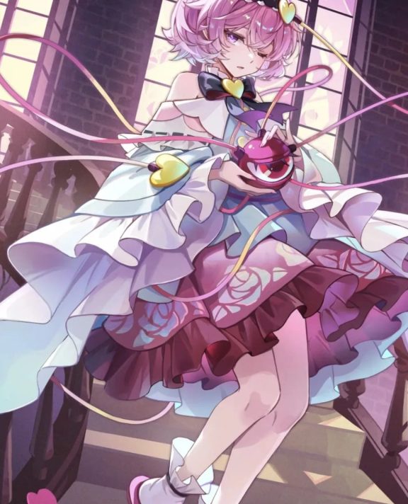 动漫壁纸 | 风铃把月光敲成碎片，落在茶盏里，便泡出了半杯星河的清浅