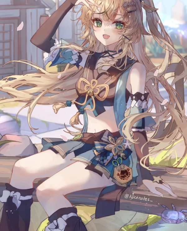 动漫壁纸 | 乌云被风揉碎，散成天边淡紫色的絮