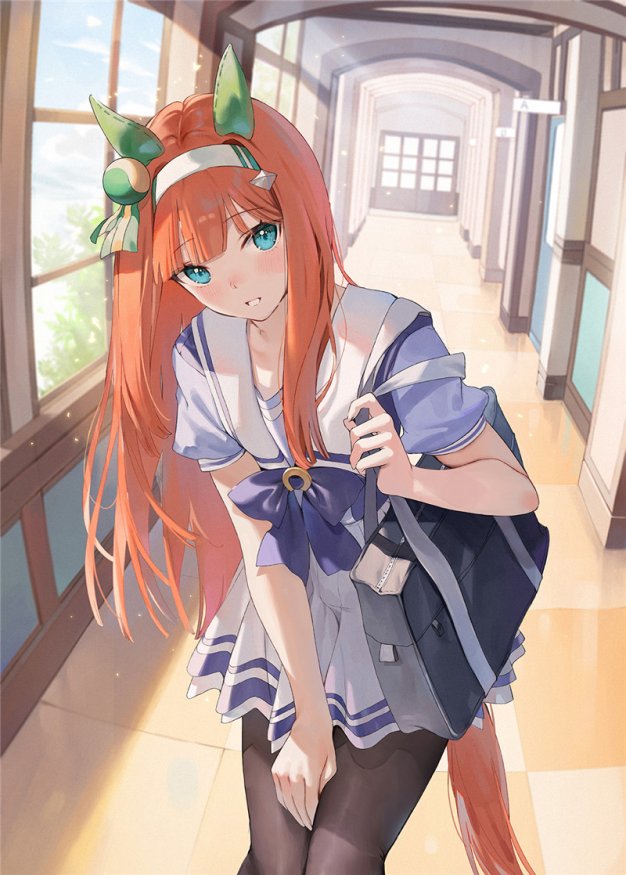 赛马娘系列角色无声铃鹿相关图集原画p站pixiv插画壁纸图片素材