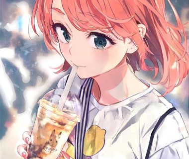 动漫春物角色由比滨结衣相关图集插画线稿CG壁纸图片素材美术资料