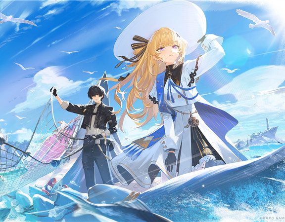 游戏鸣潮图集p站pixiv插画原画4K8K超清壁纸海报画集高清图片素材