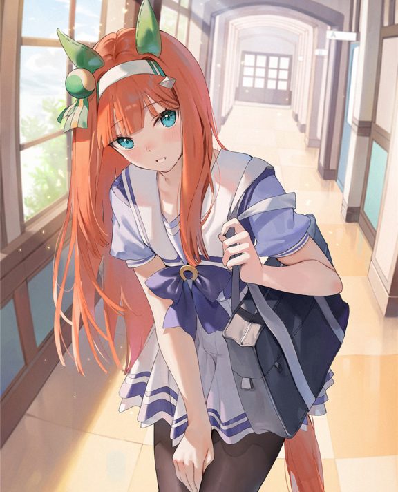 赛马娘系列角色无声铃鹿相关图集原画p站pixiv插画壁纸图片素材