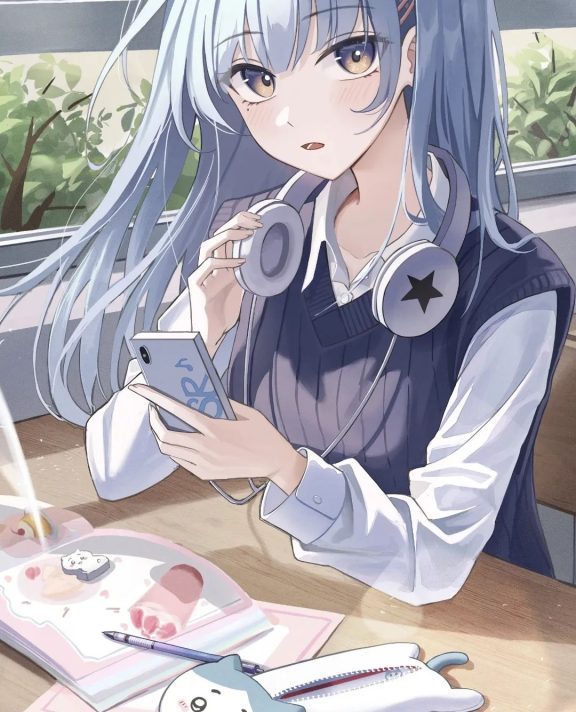 动漫壁纸 | 柳梢扫过水面，把皱巴巴的念，荡成了圆