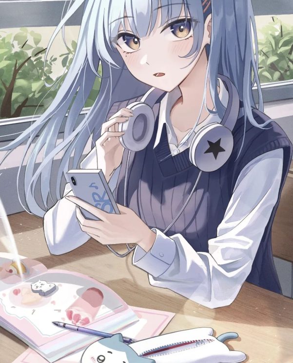 动漫壁纸 | 柳梢扫过水面，把皱巴巴的念，荡成了圆