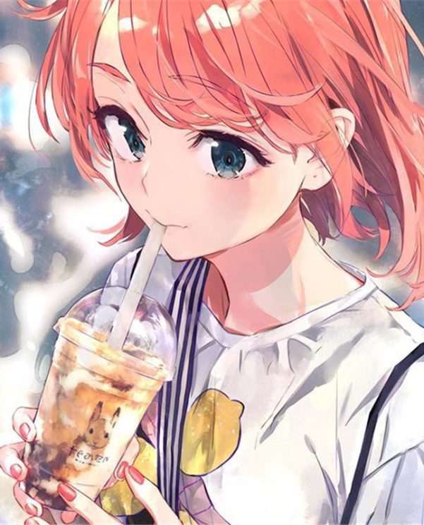 动漫春物角色由比滨结衣相关图集插画线稿CG壁纸图片素材美术资料