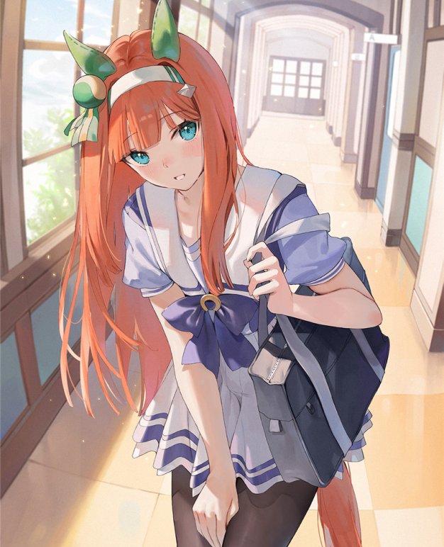 赛马娘系列角色无声铃鹿相关图集原画p站pixiv插画壁纸图片素材