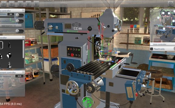 铣削机模拟器/Milling machine simulator