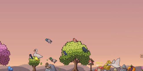 桌面鸟舍：小小鸟陪你摸大鱼/Little Aviary