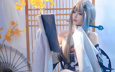 花兮_honoka 原神 归终，璃月古韵与现代光影交织的尘世闲游写真纪行