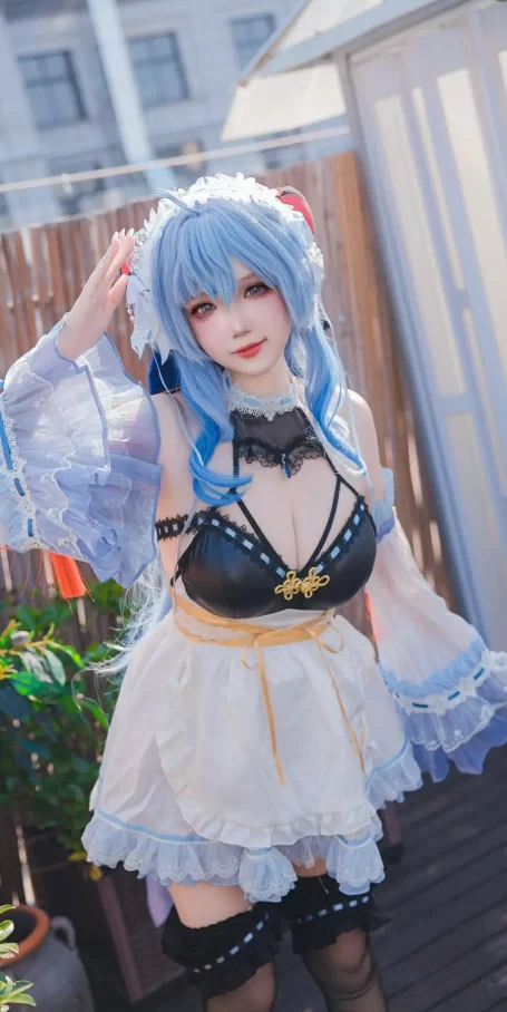 Cosplay｜雪晴Astra – 甘雨 女仆
