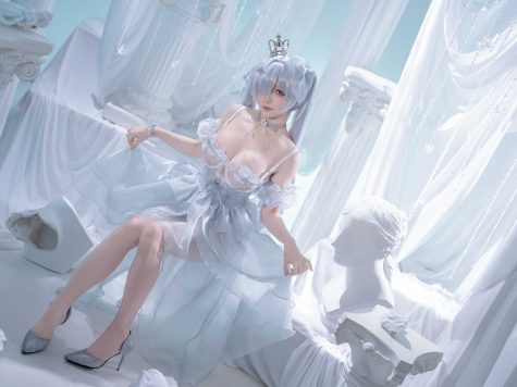 星之迟迟 2025年03月计划D Nikke胜利女神 灰姑娘，光影交织下的赛博童话与未来战姬的视觉诗篇