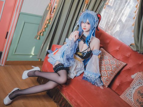 雪晴Astra 原神 甘雨女仆，璃月港的温柔守护者与尘世闲游的绝美瞬间