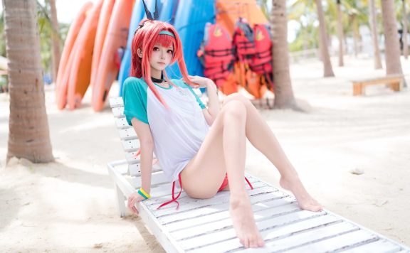 九柒喵 Nikke胜利女神 拉毗泳装，夏日海滨的机甲浪漫与光影诗篇全记录