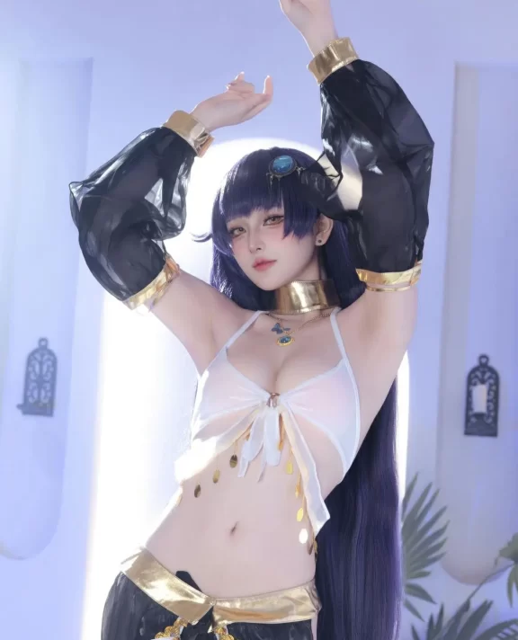 Cosplay|屿鱼 – 碧蓝航线 吾妻同人舞娘