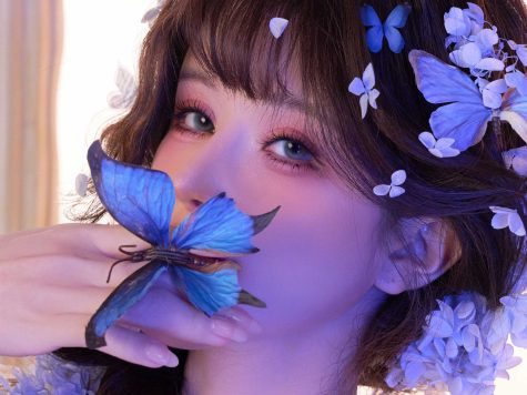 鹿八岁baby 蝶梦霓裳，光影交织下的古风梦境与时尚写真的艺术碰撞