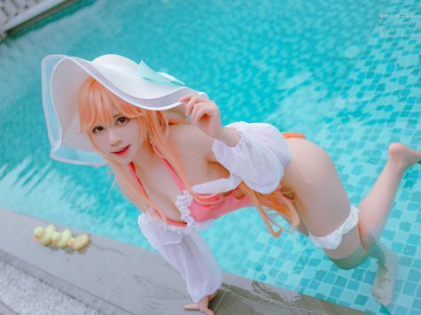 Nyako喵子 碧蓝航线 黎塞留，圣洁与威严交织的舰装少女写真拍摄全记录