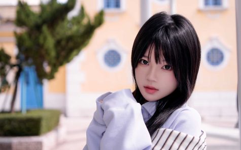 桜桃喵 蓝，光影交织下的蔚蓝梦境与少女心事写真摄影全记录