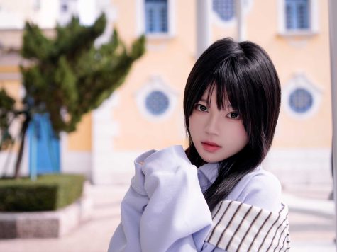 桜桃喵 蓝，光影交织下的蔚蓝梦境与少女心事写真摄影全记录