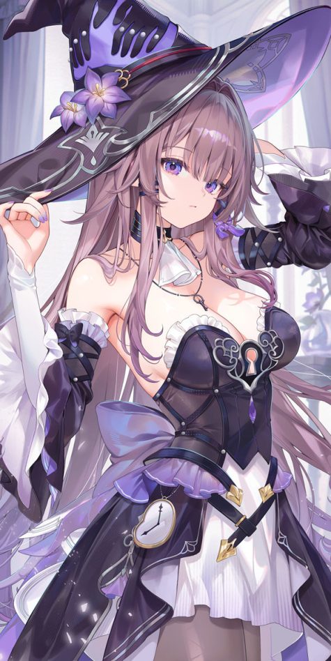 游戏《崩坏：星穹铁道(Honkai Star Rail、崩壊：スターレイル、崩铁)》的人气角色“黑塔(Herta)”的高清角色图包